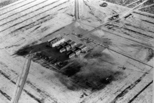 Dugway Proving Ground, aerial view. ダグウェイ実験場。